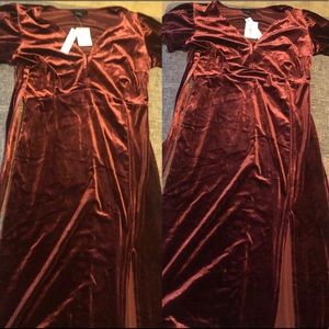 Brand new Sanctuary velour Dress.